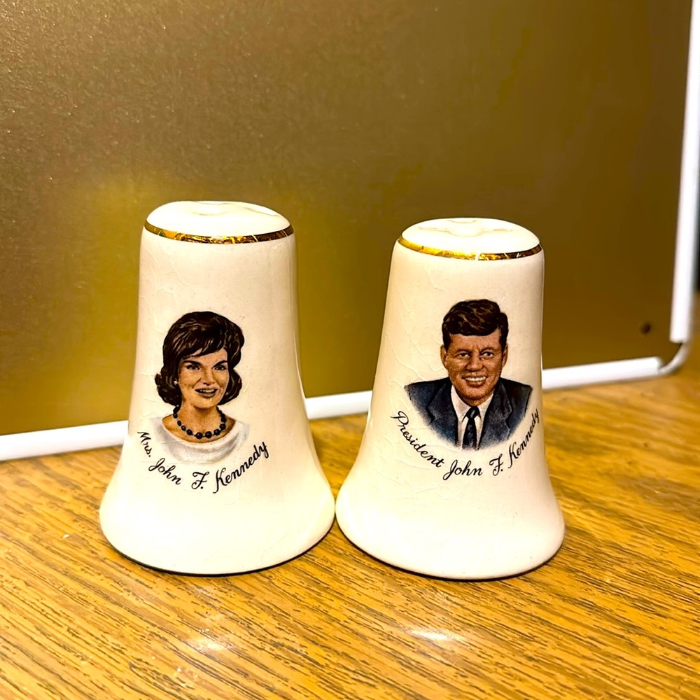 Kennedy Salt and Pepper Shakers circa 1960’s